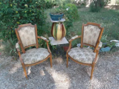 2 fauteuils Napoléon seconde