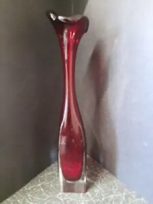 Élégant vase en verre - aseda glasbruk