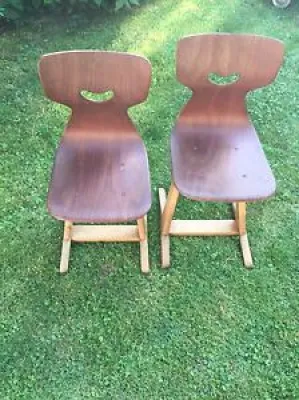 Chaises enfants vintage - stegner