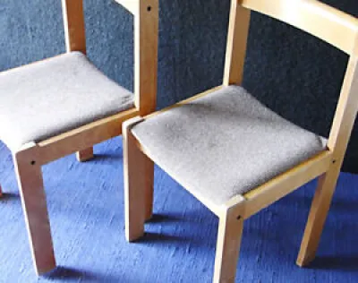4 chaises vintage 60's - aalto