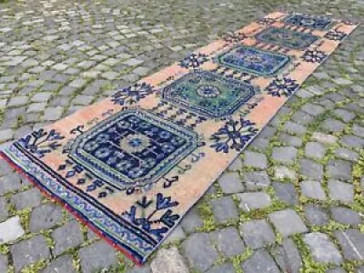 Entryway Turkish vintage - wool rug runner