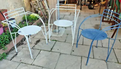 3 chaises fauteuils modèle - mourgue