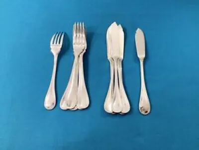 6 couverts à poisson - couteau fourchette