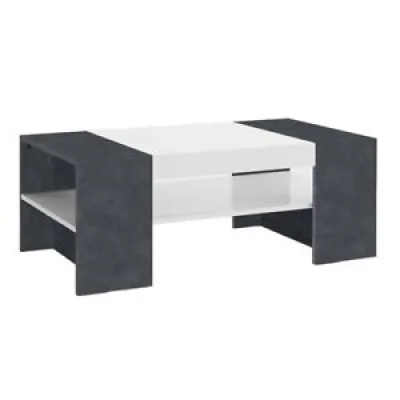 Table basse bois blanc - finition