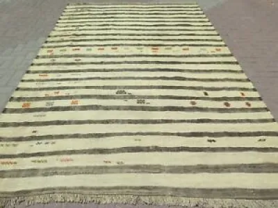Turkish Kilim, Area Rugs, - striped