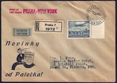 Tchécoslovaquie 1946 - new york