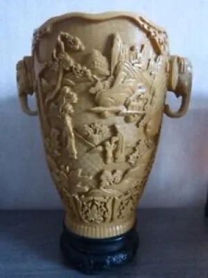 Grand vase a décors