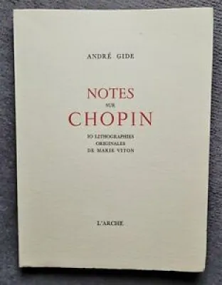Notes sur Chopin André