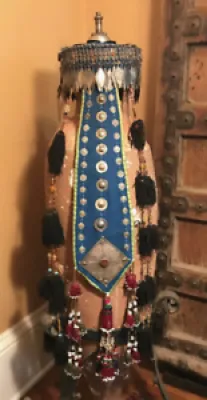 (B) Antique Turkmen Headdress - ersari
