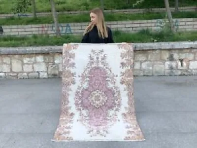 VINTAGE TURKISH oushak - color rug