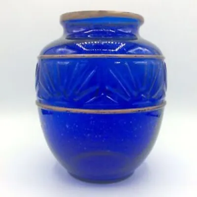 Vase boule en verre moulé - ariane