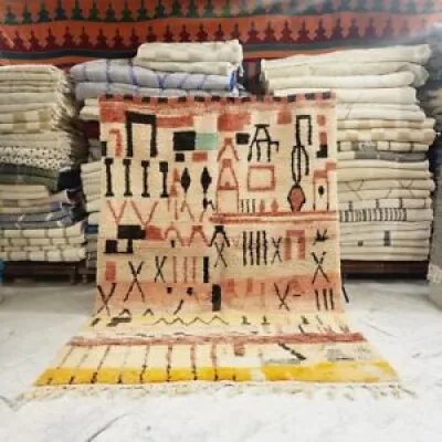 Abstract berber rug,
