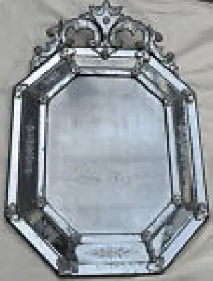 1880' Miroir Vénise - octogonal