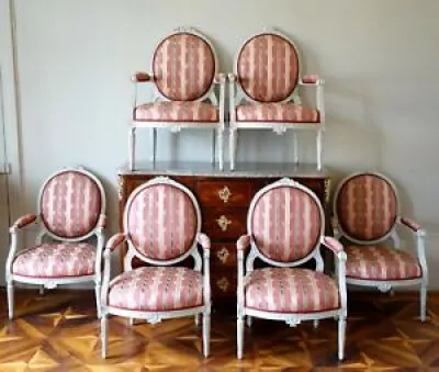 mobilier de salon 6 fauteuils