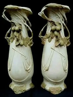 * Paire de Vase Art nouveau - dux