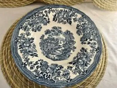 6 ASSIETTES CREUSES ANGLAISES - staffordshire