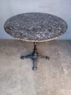 Table bistrot marbre - 80cm