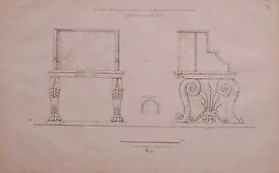 1825 Gravure À L'Eau-forte - rosso antico