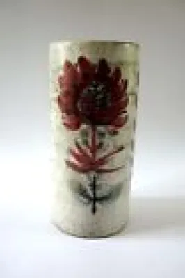 Grand Vase rouleau fleur - reynaud