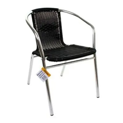 Chaise de bistro aluminium - empilable