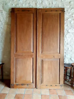 Ancienne porte double - massive