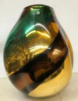 Viz Glass Studios Vase Genuine