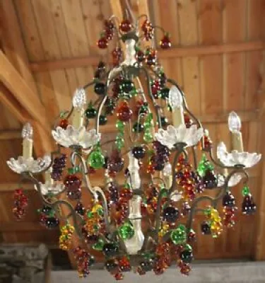multicolor chandelier