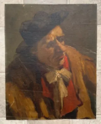 Huile sur toile Portrait - hollandaise