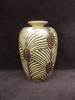 Ancien vase en céramique - pomme