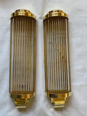 1970’ Paire D’Appliques - tubes