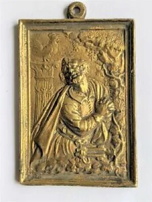 Belle plaquette en bronze - hollande