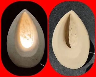 Lampe pierre sculptée - arsene galisson