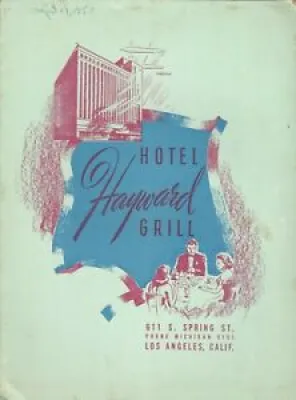 Vintage HOTEL HAYWARD - california