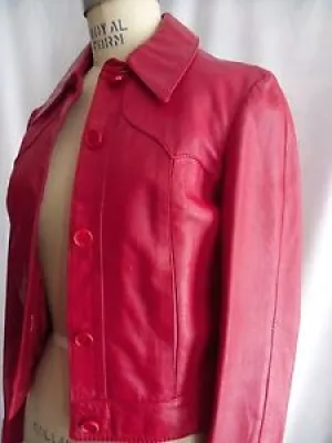 Women's Vintage Red leather