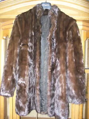 Manteau de fourrure veste