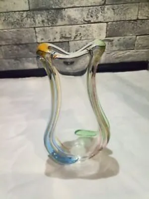 Vintage glass vase from
