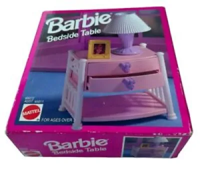 Vintage Barbie Bedside - factory