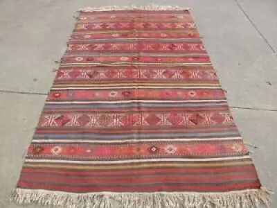 Tapis vintage turc Kilim - tribal kelim