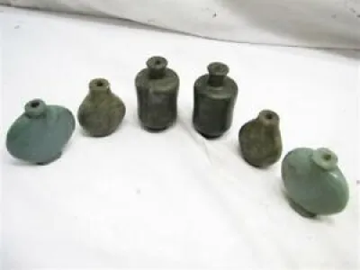 Lot carved Stone Snuff