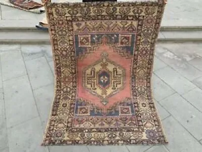 Vintage Rug, Turkish - geometric