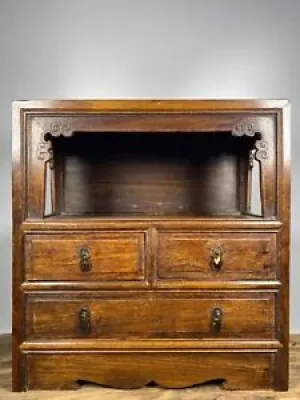15.2'' Chinese wood cabinet - rosewood