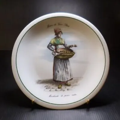 Assiette porcelaine tradition