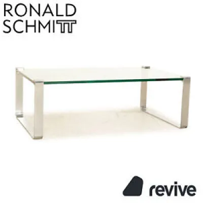 Table basse en verre - ronald schmitt