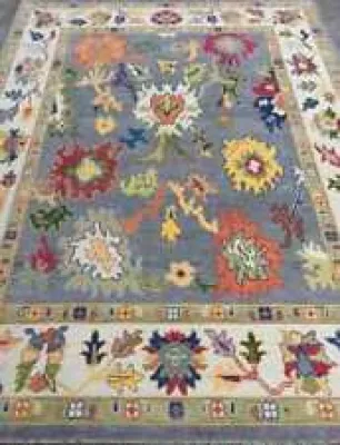 Oushak Hand Knotted Turkish - living