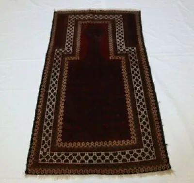Hand Knotted Carpet 2'7 - oushak tribal