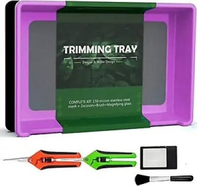 Trim Tray Kit: 150 Micron - stainless steel