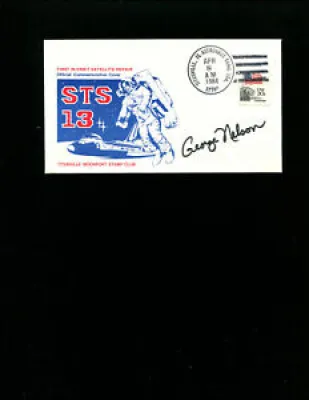 Space Flight Cover STS-13 - george nelson