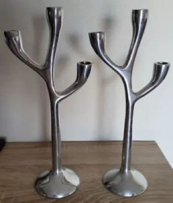 Vintage paire de chandelier, - organique