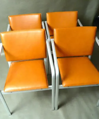 4 x chaise modèle A - foster
