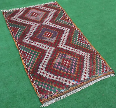 Turkish Kilim Rug 34''x56'' - hand woven